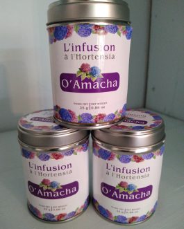 Boîte d’infusion à l’hortensia